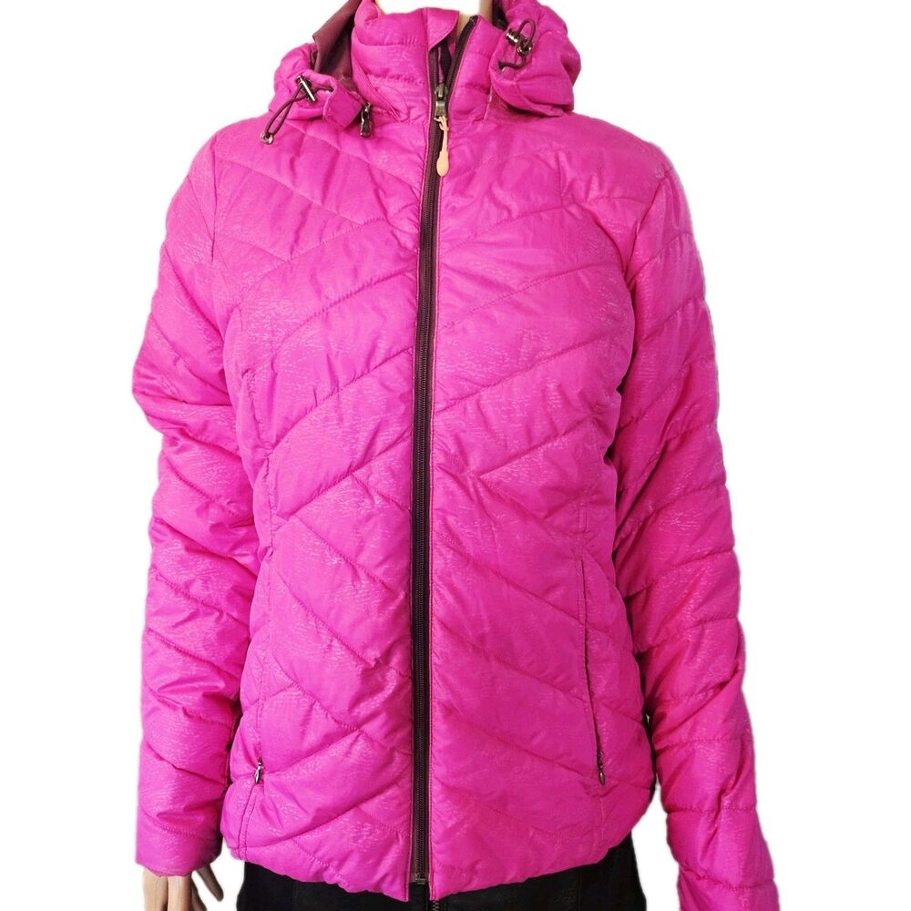Tek Gear Women's Pink Hooded Activewear Jacket Size Small